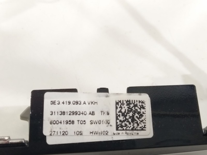 Recambio de mando volante para skoda fabia iii (nj3) 1.0 tsi referencia OEM IAM 5E3919719  