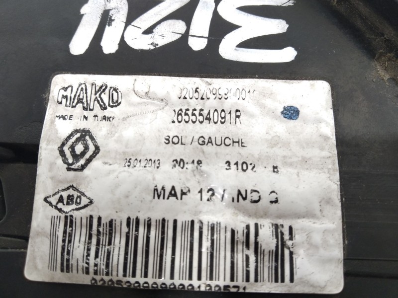 Recambio de piloto trasero izquierdo para renault clio iv dynamique referencia OEM IAM 265554091R  