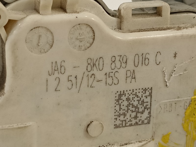 Recambio de cerradura puerta trasera derecha para audi a4 ber. (b8) s line sportpaket / plus referencia OEM IAM 8K0839016C  