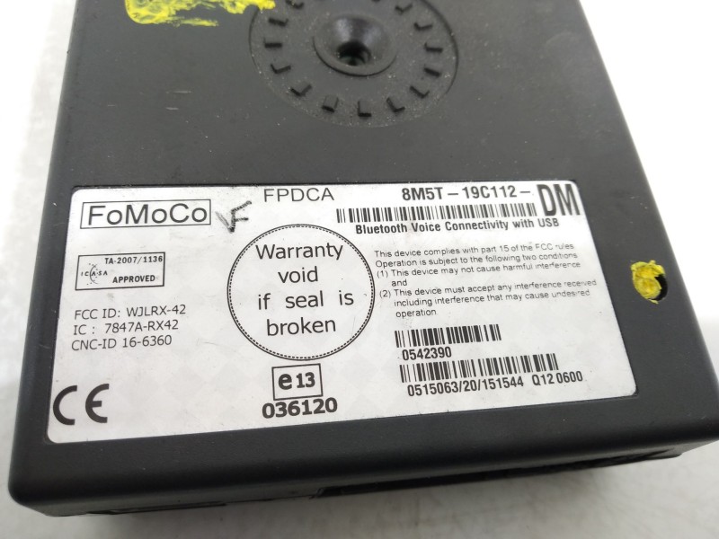 Recambio de modulo electronico para ford fiesta (cb1) sport referencia OEM IAM 8M5T19C112DM  