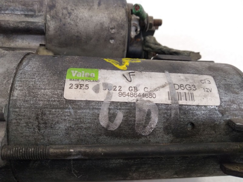 Recambio de motor arranque para citroën c4 coupe vtr plus referencia OEM IAM 9648644680 D6G3 