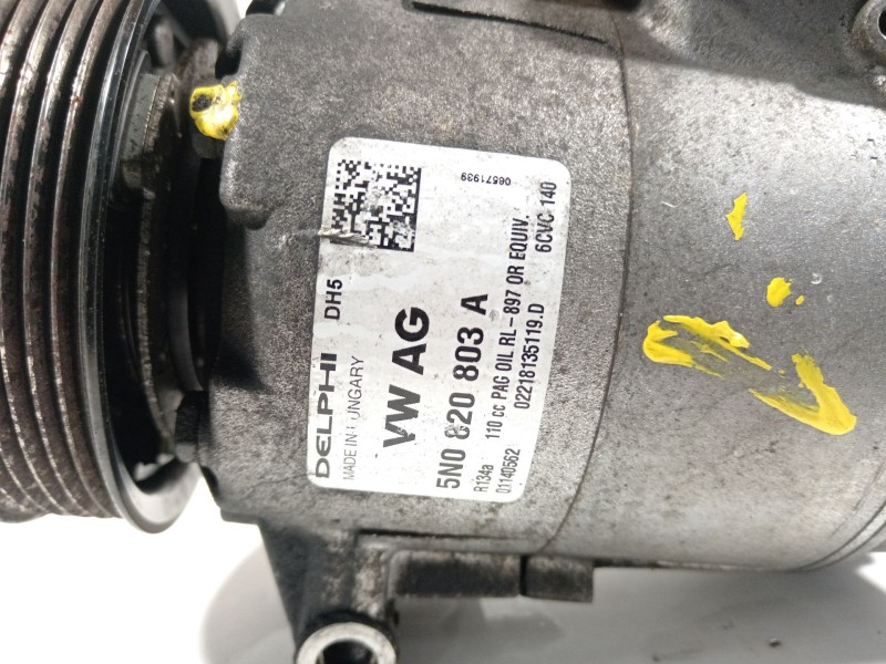 Recambio de compresor aire acondicionado para seat leon (1p1) 1.9 tdi referencia OEM IAM 5N0820803A  