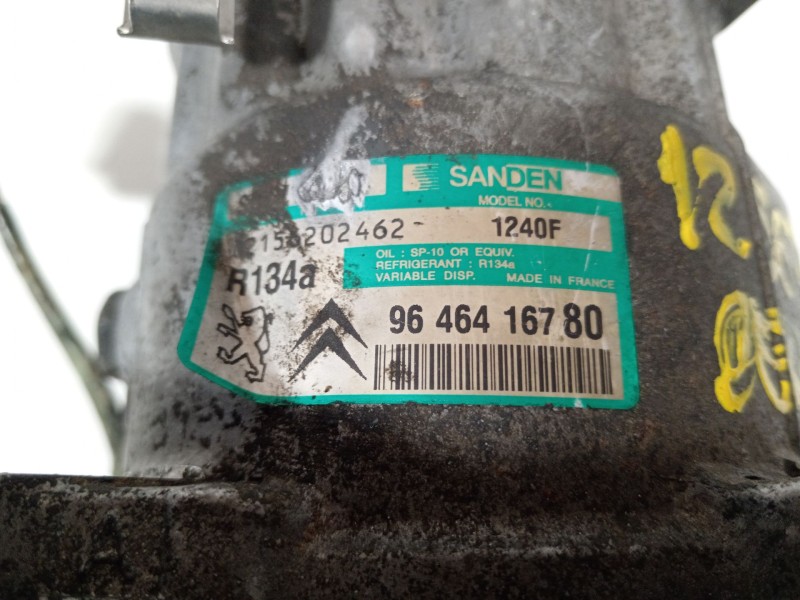 Recambio de compresor aire acondicionado para citroën berlingo 1.9 d 600 furg. referencia OEM IAM 9646416780  