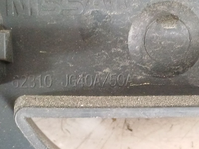 Recambio de rejilla delantera para nissan x-trail (t31) le referencia OEM IAM 62310JG40A  