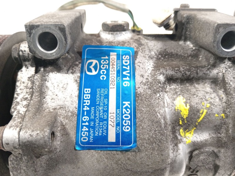 Recambio de compresor aire acondicionado para mazda 3 lim. (bl) pulse referencia OEM IAM BBR461450  