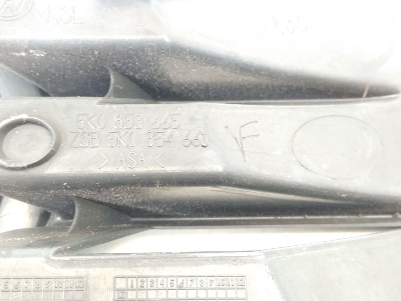 Recambio de rejilla paragolpes izquierda para volkswagen golf vi (5k1) rabbit bluemotion referencia OEM IAM 5K0853665  