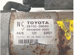 Recambio de motor arranque para toyota auris luna+ referencia OEM IAM 281000N050   2