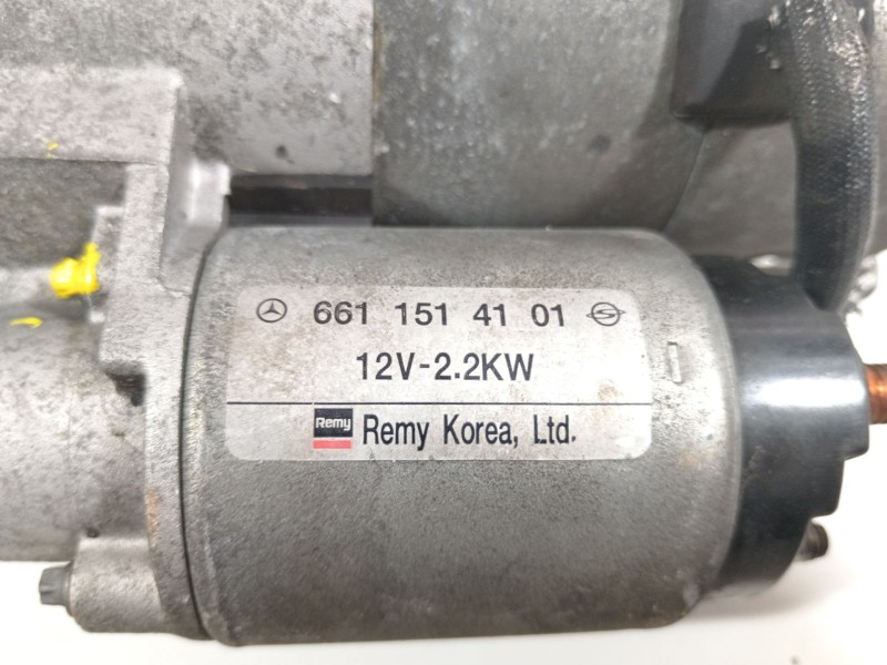 Recambio de motor arranque para ssangyong rodius xdi referencia OEM IAM A6611514101  