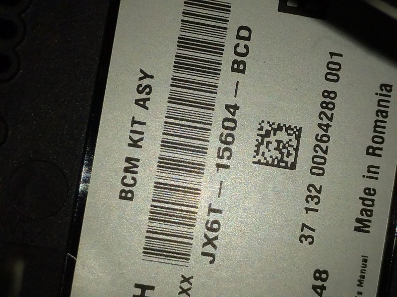 Recambio de caja reles / fusibles para ford focus st-line referencia OEM IAM JX6T15604BCD  