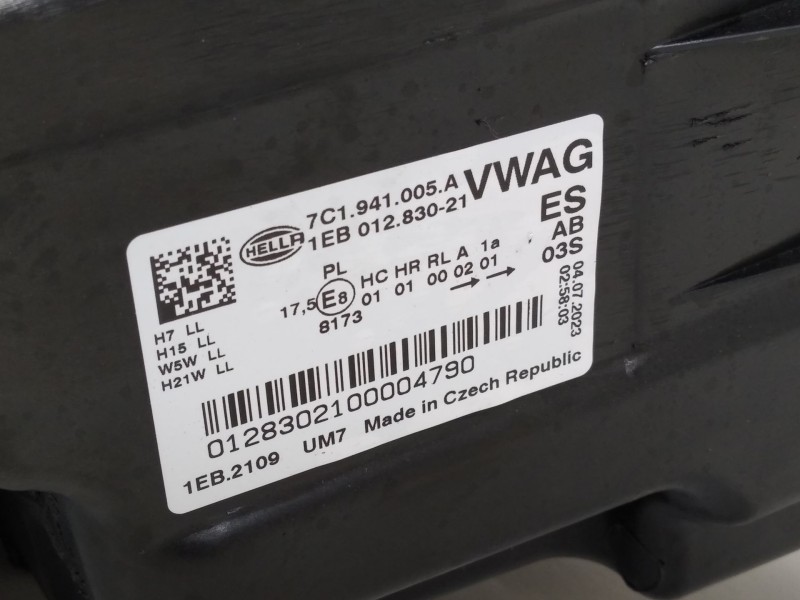 Recambio de faro izquierdo para volkswagen crafter kasten (sy) furgón 35 bl ta fwd referencia OEM IAM 7C1941005A  