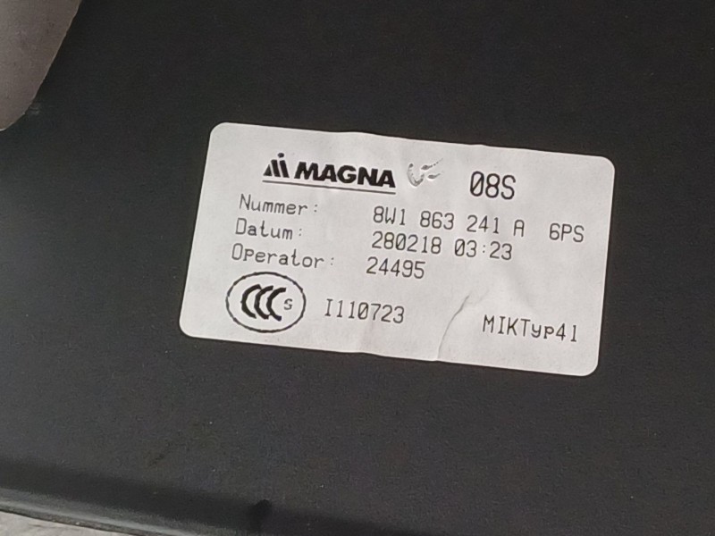 Recambio de apoyabrazos central para audi a5 sportback (f5a) advanced quattro referencia OEM IAM 8W1863241A  