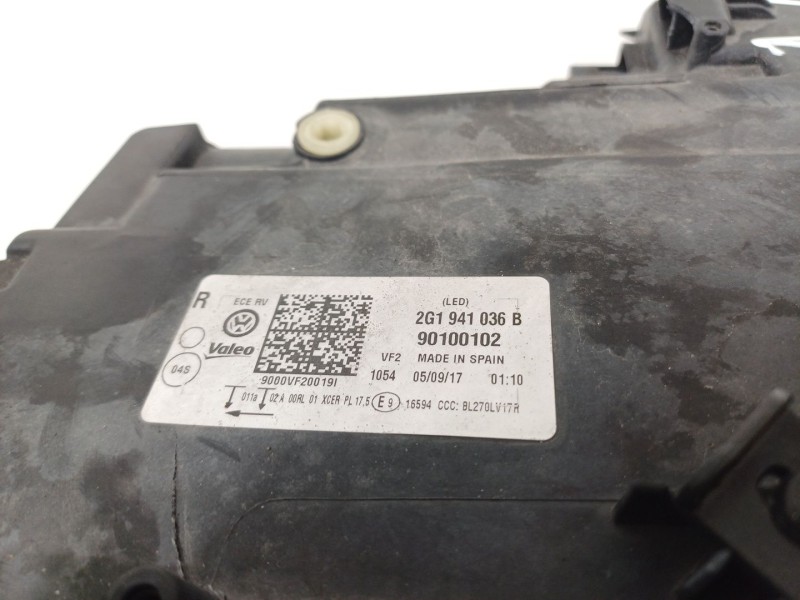 Recambio de faro derecho para volkswagen polo vi (aw1, bz1, ae1) 1.0 tsi referencia OEM IAM 2G1941036B  2G1941773