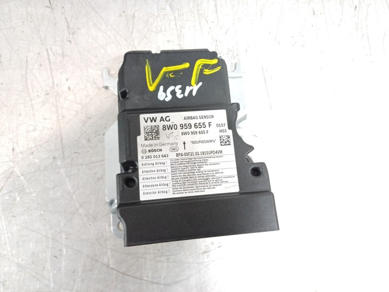 Recambio de kit airbag para audi a5 sportback (f5a) advanced quattro referencia OEM IAM 8W1857003 8W0880201AH 8W0959655F