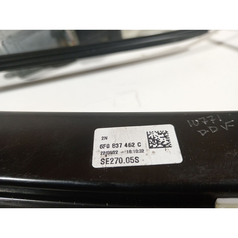 Recambio de elevalunas delantero derecho para seat ibiza (kj1) referencia OEM IAM 6F0837462C  2Q1959406E