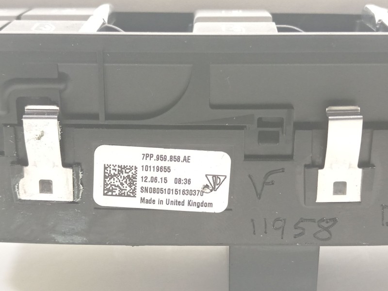 Recambio de mando elevalunas delantero izquierdo para porsche panamera diesel referencia OEM IAM 7PP959858AE  7PP959858M