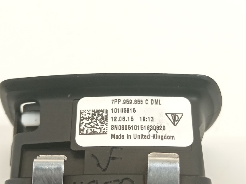 Recambio de mando elevalunas delantero derecho para porsche panamera diesel referencia OEM IAM 7PP959855C  