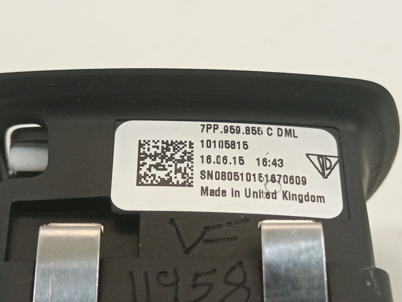 Recambio de mando elevalunas trasero izquierdo para porsche panamera diesel referencia OEM IAM 7PP959855C  