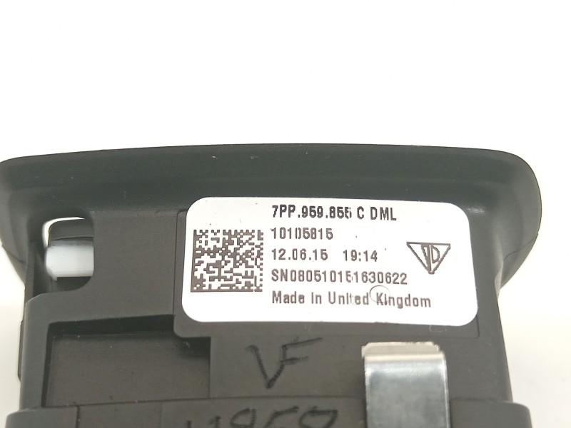 Recambio de mando elevalunas trasero derecho para porsche panamera diesel referencia OEM IAM 7PP959855C  
