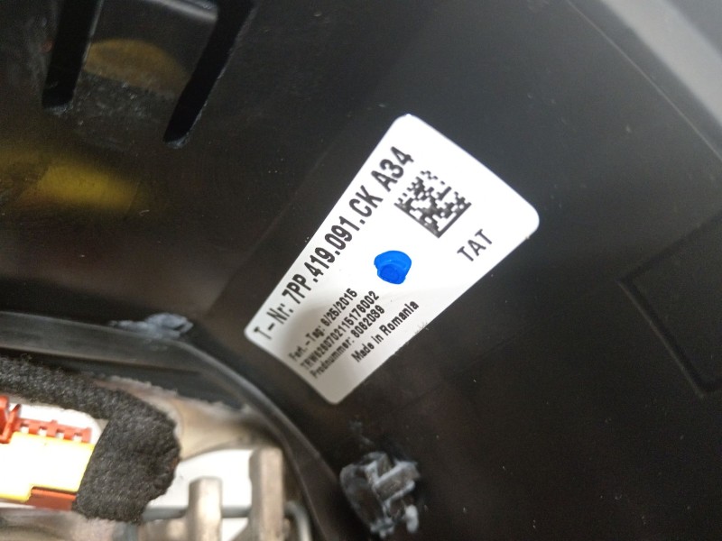 Recambio de volante para porsche panamera diesel referencia OEM IAM 7PP419091CK  