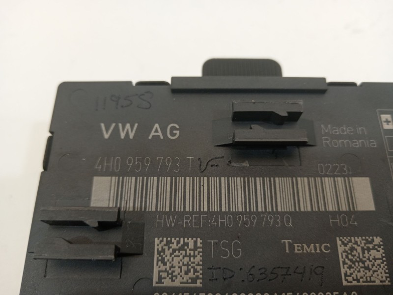 Recambio de modulo confort para porsche panamera diesel referencia OEM IAM 4H0959793T  