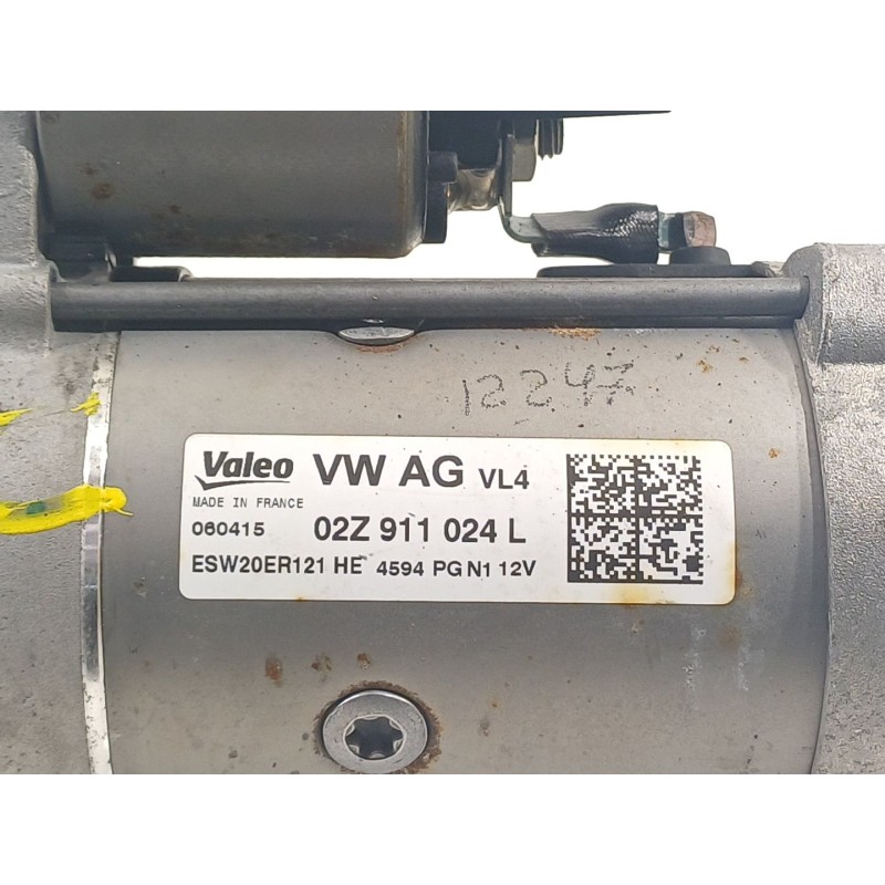 Recambio de motor arranque para skoda octavia iii combi (5e5, 5e6) 1.6 tdi referencia OEM IAM 02Z911024L  