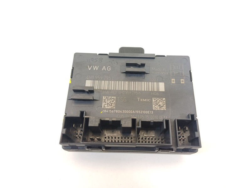 Recambio de modulo confort para porsche panamera diesel referencia OEM IAM 4H0959795L  