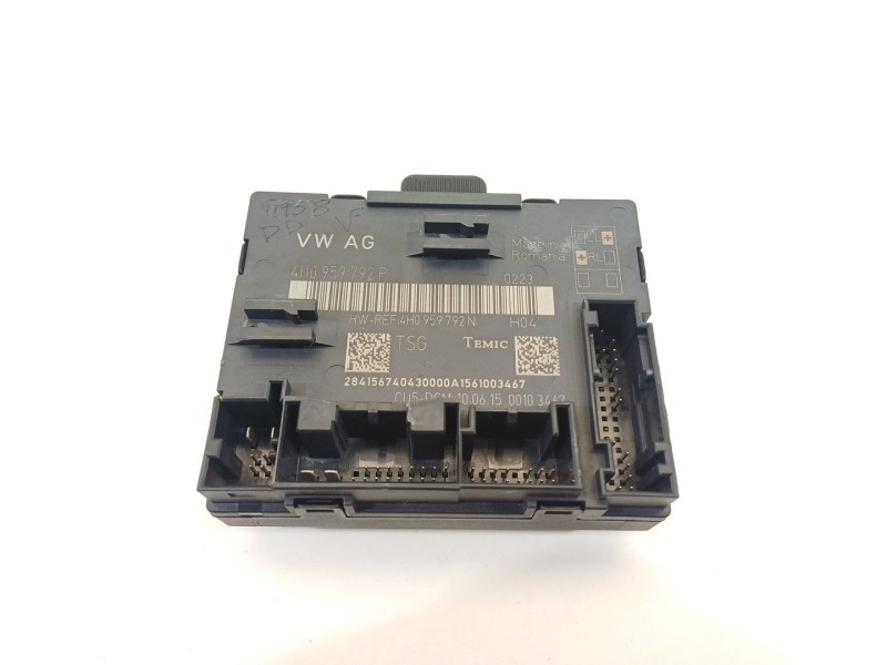 Recambio de modulo confort para porsche panamera diesel referencia OEM IAM 4H0959792P  