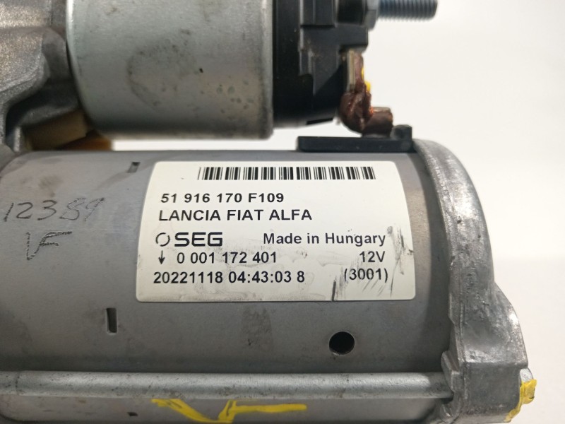 Recambio de motor arranque para fiat fiorino (2023) fiorino 2252 referencia OEM IAM 51916170  