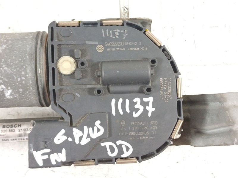 Recambio de motor limpia delantero para volkswagen golf plus (5m1) edition referencia OEM IAM 5M0955024E  