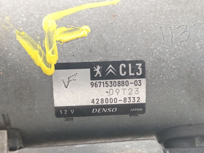 Recambio de motor arranque para peugeot 208 style referencia OEM IAM 9671530880  