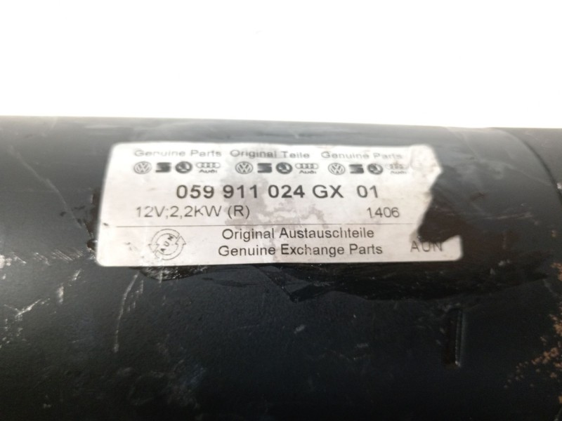 Recambio de motor arranque para audi a6 berlina (4f2) 3.0 tdi quattro (165kw) referencia OEM IAM 059911024GX  