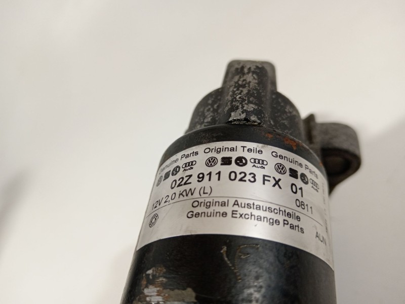 Recambio de motor arranque para seat leon (1p1) 1.9 tdi referencia OEM IAM 02Z911023FX  