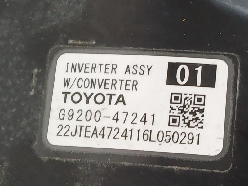 Recambio de no identificado para toyota c-hr (_x1_) 1.8 hybrid (zyx10_, zyx11_) referencia OEM IAM G920047241  