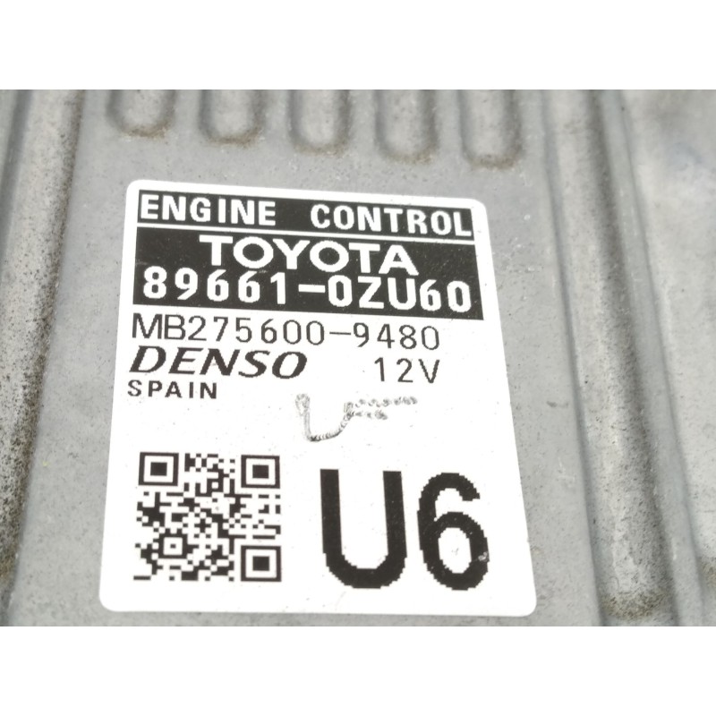 Recambio de centralita motor uce para toyota auris (_e18_) 1.8 hybrid (zwe186_) referencia OEM IAM 896610ZU60  MB2756009480