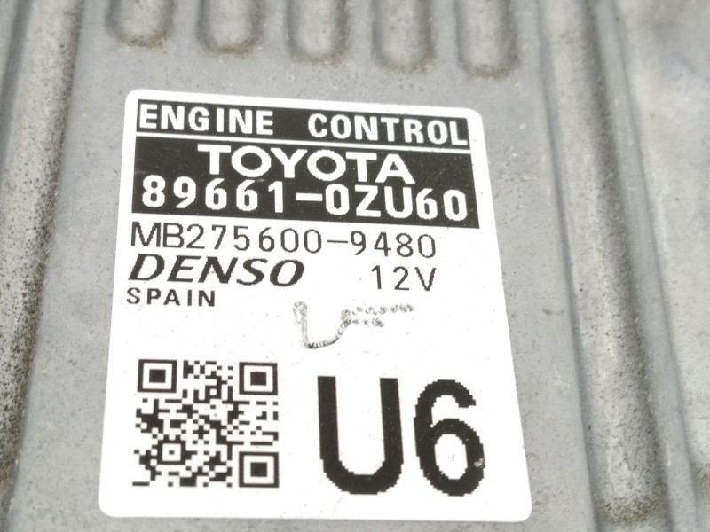 Recambio de centralita motor uce para toyota auris (_e18_) 1.8 hybrid (zwe186_) referencia OEM IAM 896610ZU60  MB2756009480