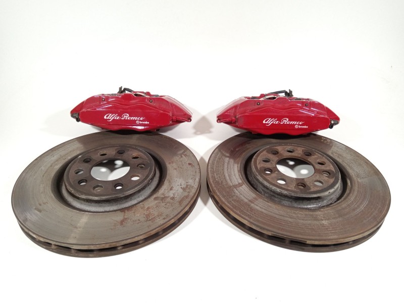 Recambio de juego pinzas freno para alfa romeo giulietta (940_) 1.4 bifuel (940fxa1a, 940fxt1a) referencia OEM IAM 77366434  