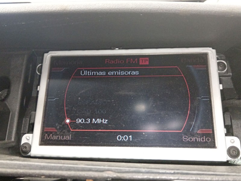 Recambio de pantalla multifuncion para audi a4 b8 (8k2) 3.2 fsi quattro referencia OEM IAM 8T0919603C  