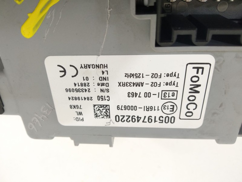 Recambio de caja reles / fusibles para ford ka (ru8) 1.2 referencia OEM IAM 519749220  