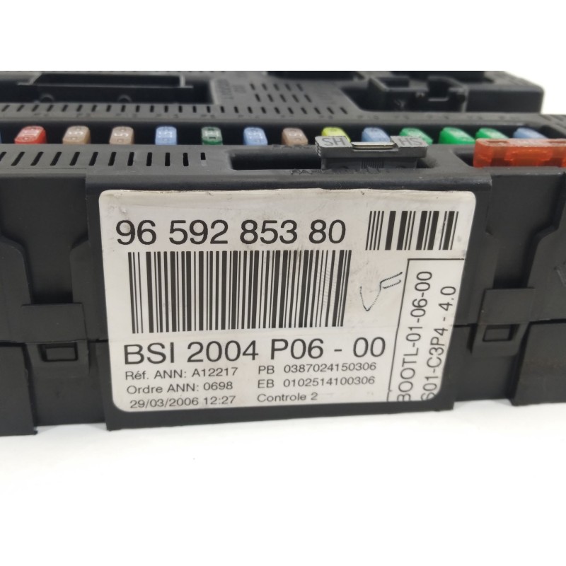 Recambio de caja reles / fusibles para peugeot 207/207+ (wa_, wc_) 1.4 16v referencia OEM IAM 9659285380  BSI2004P0600