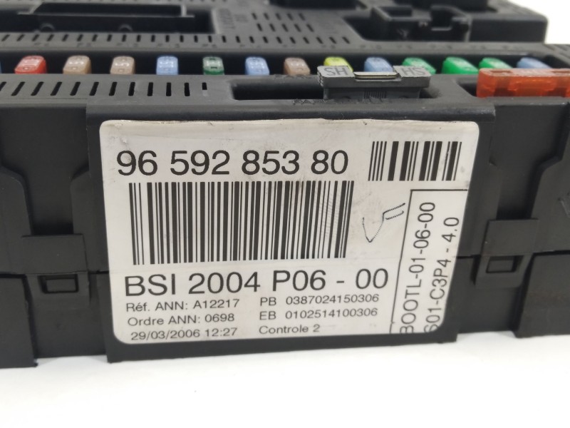 Recambio de caja reles / fusibles para peugeot 207/207+ (wa_, wc_) 1.4 16v referencia OEM IAM 9659285380  BSI2004P0600