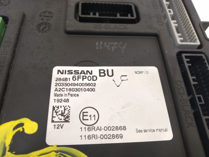 Recambio de modulo electronico para nissan qashqai (j11) 1.5 turbodiesel cat referencia OEM IAM 284B16FP0D  