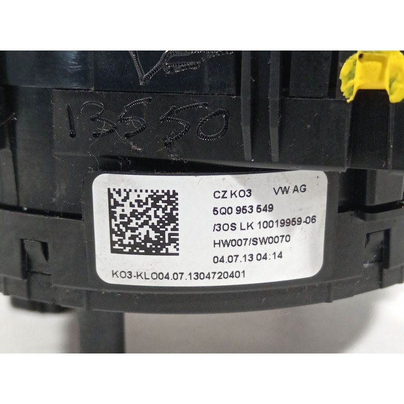 Recambio de anillo airbag para volkswagen golf vii (5g1, bq1, be1, be2) 1.6 tdi referencia OEM IAM 5Q0953549  