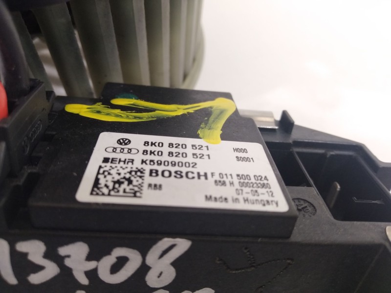 Recambio de ventilador calefaccion para audi a4 b8 (8k2) 3.2 fsi quattro referencia OEM IAM 8K1820021  
