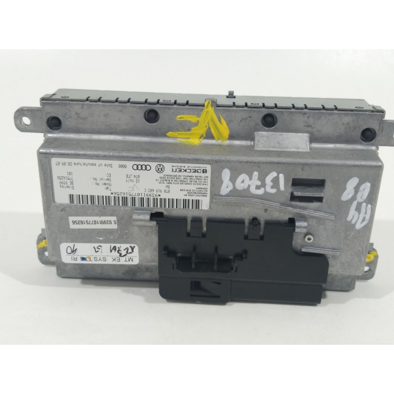 Recambio de pantalla multifuncion para audi a4 b8 (8k2) 3.2 fsi quattro referencia OEM IAM 8T0919603C  