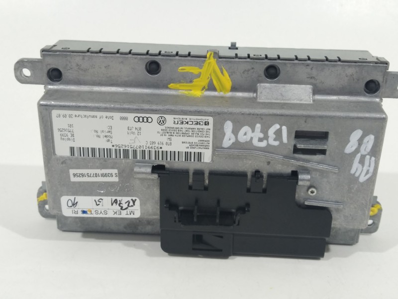 Recambio de pantalla multifuncion para audi a4 b8 (8k2) 3.2 fsi quattro referencia OEM IAM 8T0919603C  