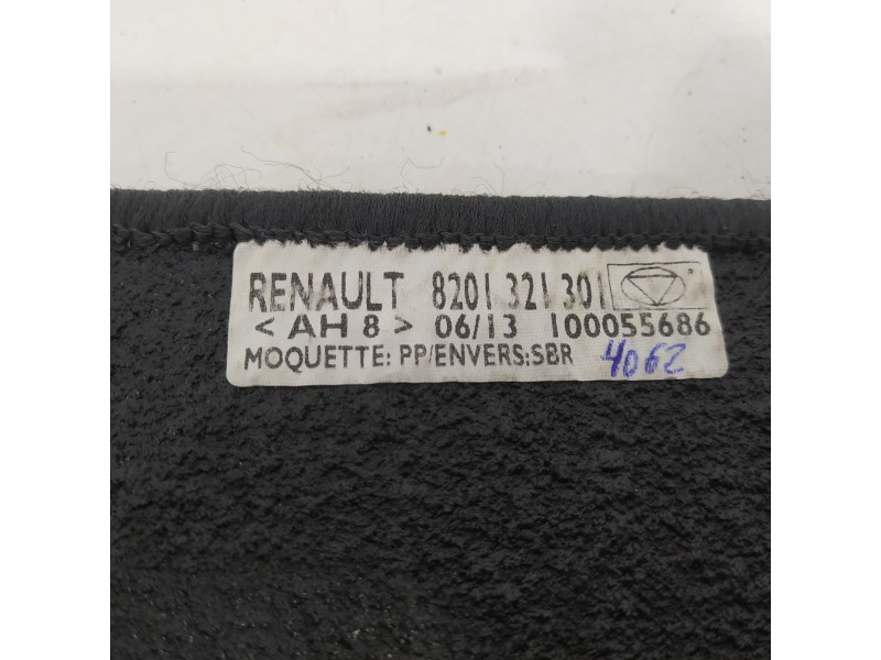 Recambio de juego de alfombrillas para renault clio iv dynamique referencia OEM IAM 8201321301  