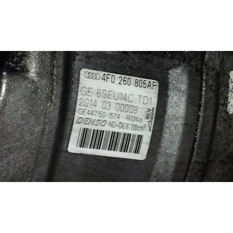 Recambio de compresor aire acondicionado para audi a6 avant (4f5) 3.2 fsi quattro referencia OEM IAM 4F0260805AF  