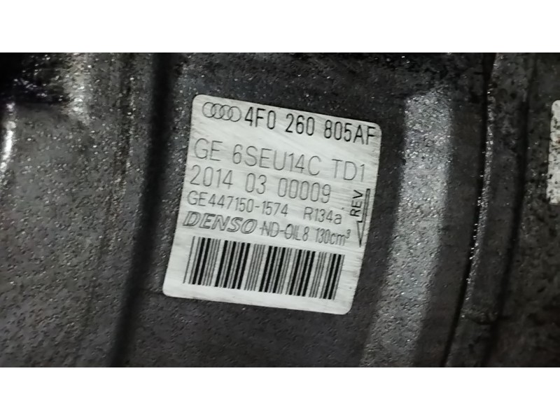 Recambio de compresor aire acondicionado para audi a6 avant (4f5) 3.2 fsi quattro referencia OEM IAM 4F0260805AF  