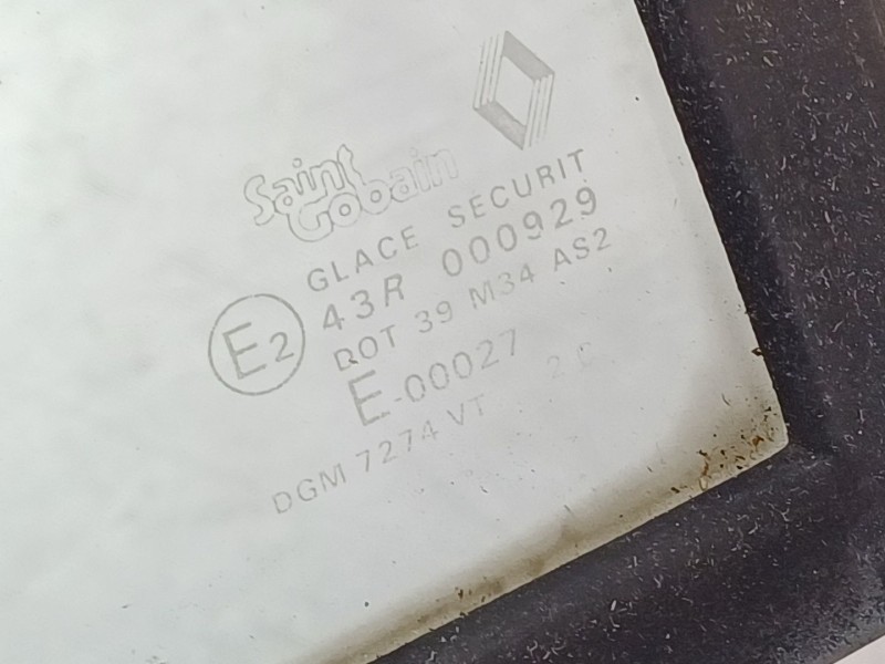 Recambio de luna trasera derecha para renault fuego 829-explosion referencia OEM IAM 43r000929  