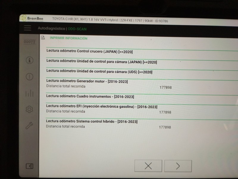 Recambio de motor completo para toyota c-hr (_x1_) 1.8 hybrid (zyx10_, zyx11_) referencia OEM IAM 2ZR  